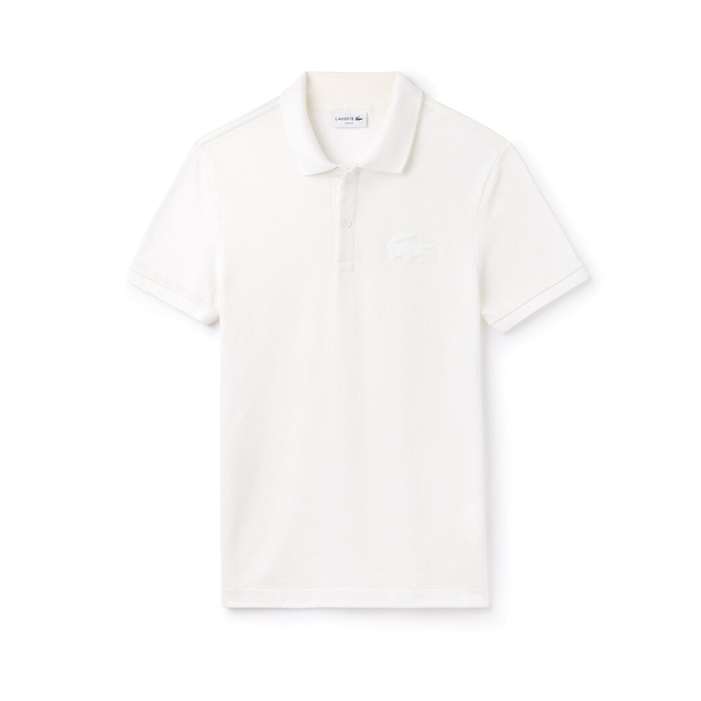 Slim Fit Crocodile Logo Piqué Polo | Lacoste Mens