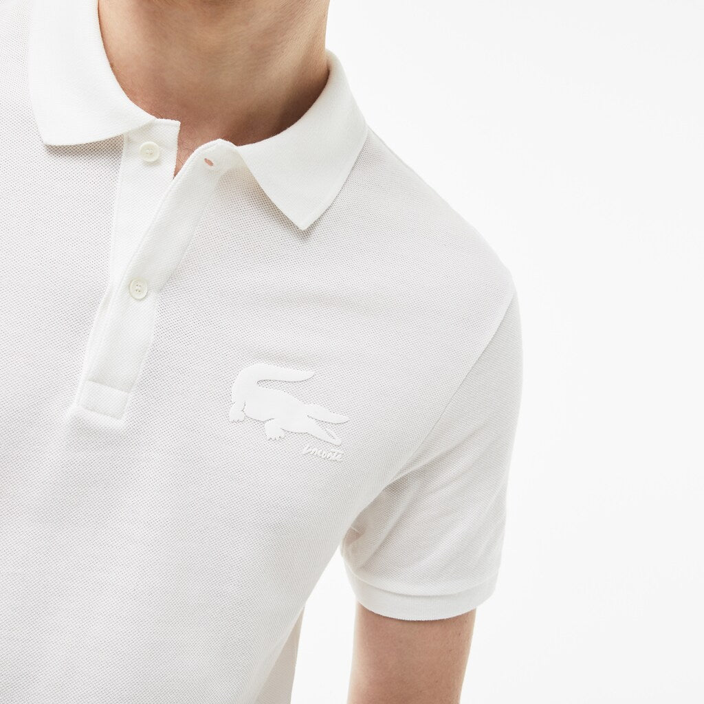 Slim Fit Crocodile Logo Piqué Polo | Lacoste Mens