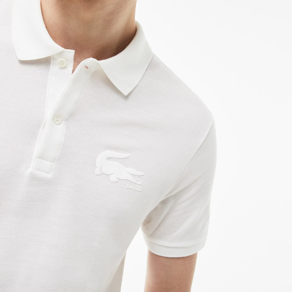 Slim Fit Crocodile Logo Piqué Polo | Lacoste Mens