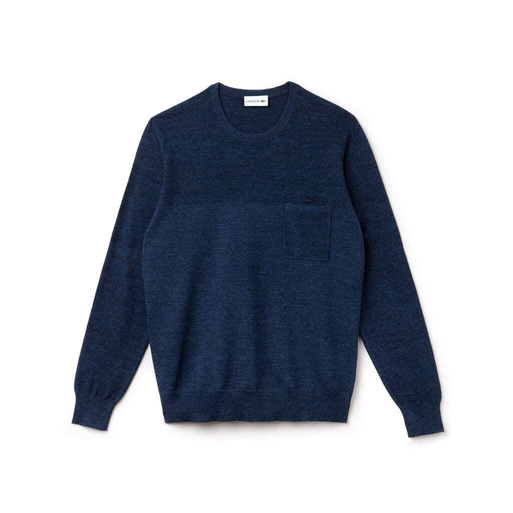 Cotton And Linen Knit Sweater | Lacoste Mens