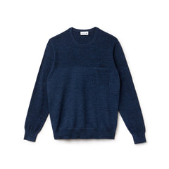 Cotton And Linen Knit Sweater | Lacoste Mens