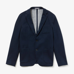 Stretch Cotton Jersey Piqué Blazer | Lacoste Mens
