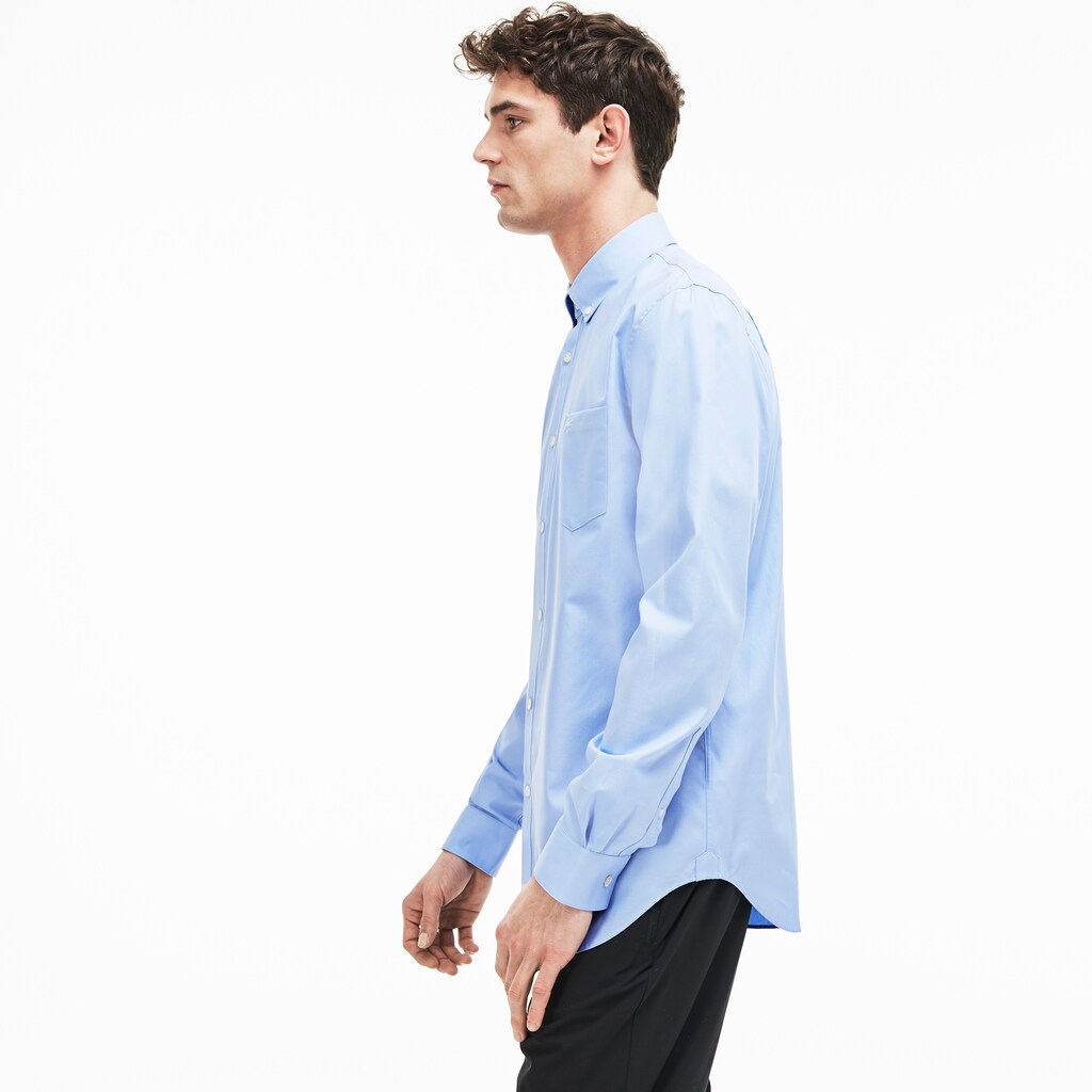 Regular Fit Cotton Mini Piqué Shirt | Lacoste Mens