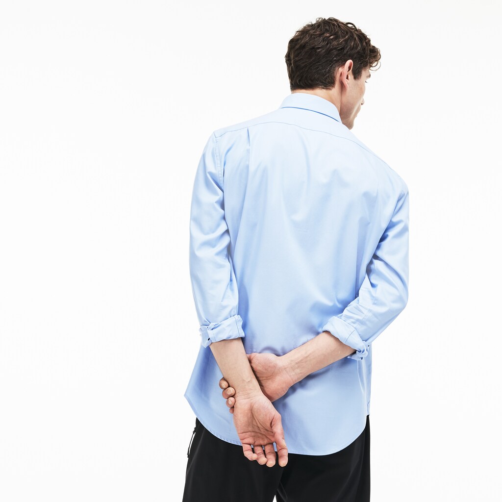 Regular Fit Cotton Mini Piqué Shirt | Lacoste Mens