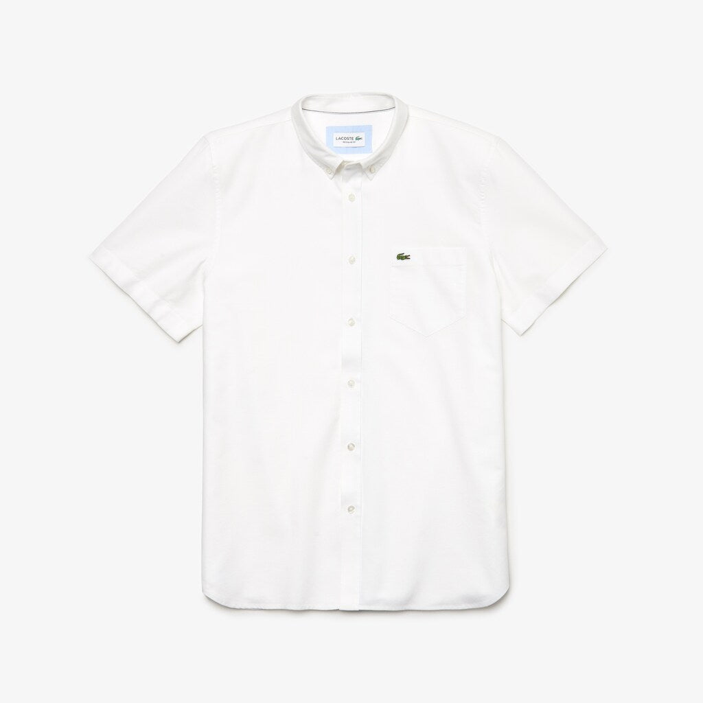 Regular Fit Oxford Cotton Shirt | Lacoste Mens