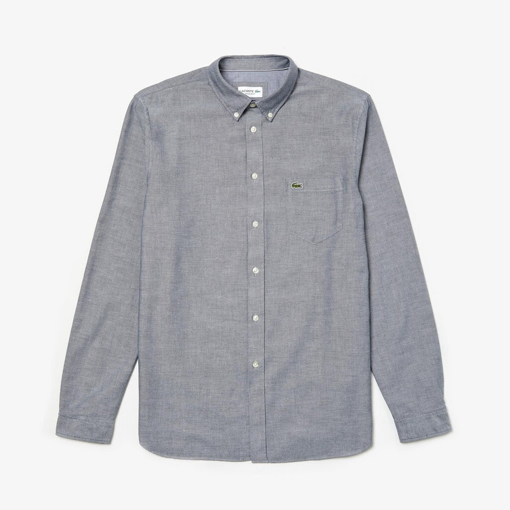 Regular Fit Cotton Oxford Shirt | Lacoste Mens