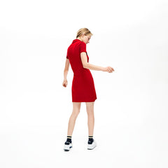 Wo  Stretch Cotton Mini Piqué Polo Dress | Lacoste Womens