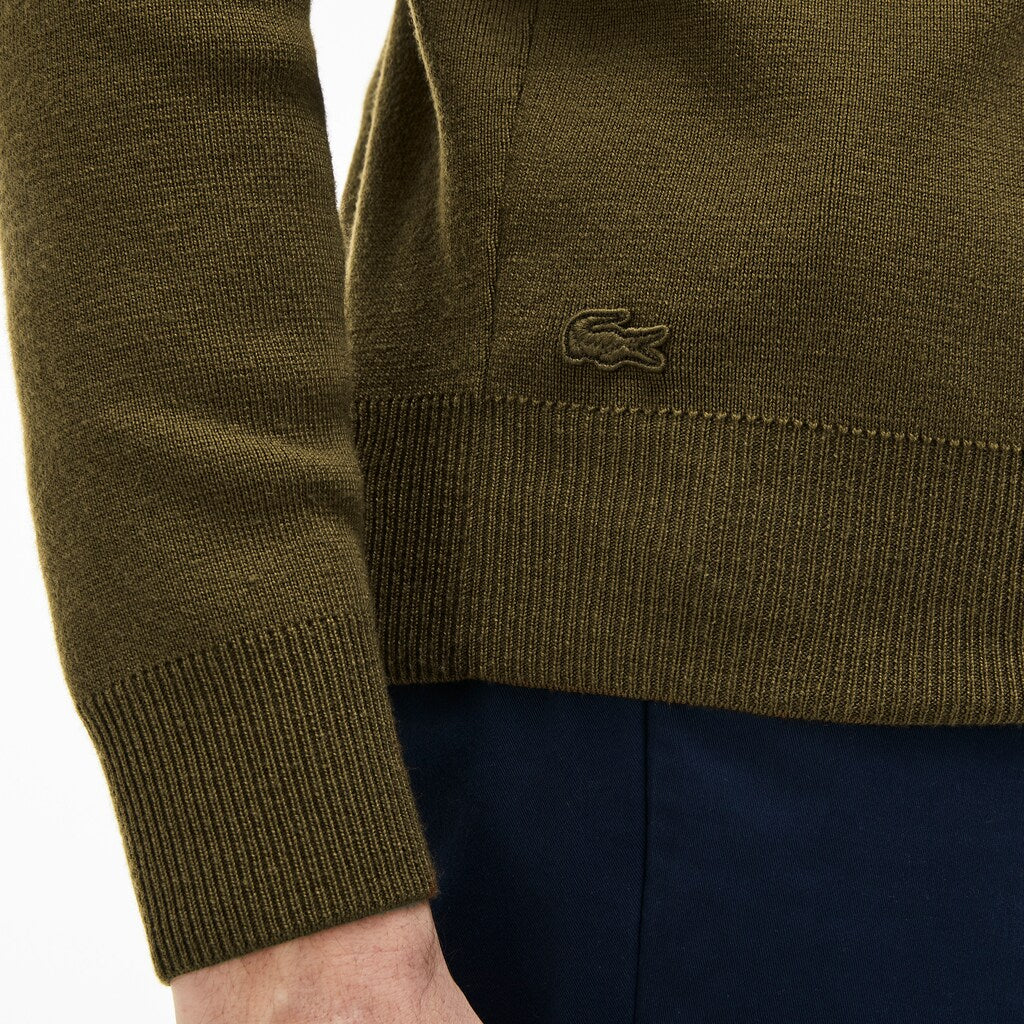 Crew Neck Technical Knit Sweater | Lacoste Mens