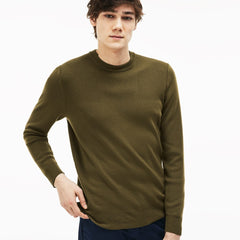 Crew Neck Technical Knit Sweater | Lacoste Mens