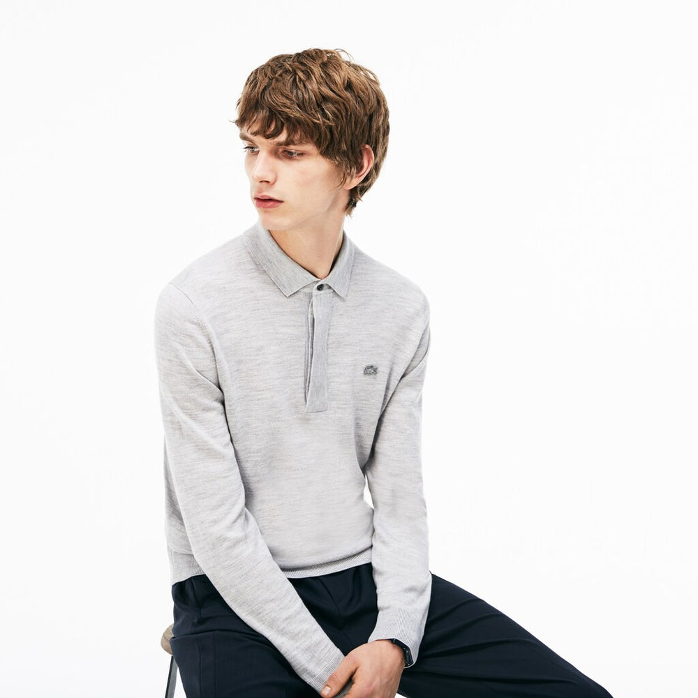 Wool Jersey Sweater | Lacoste Mens