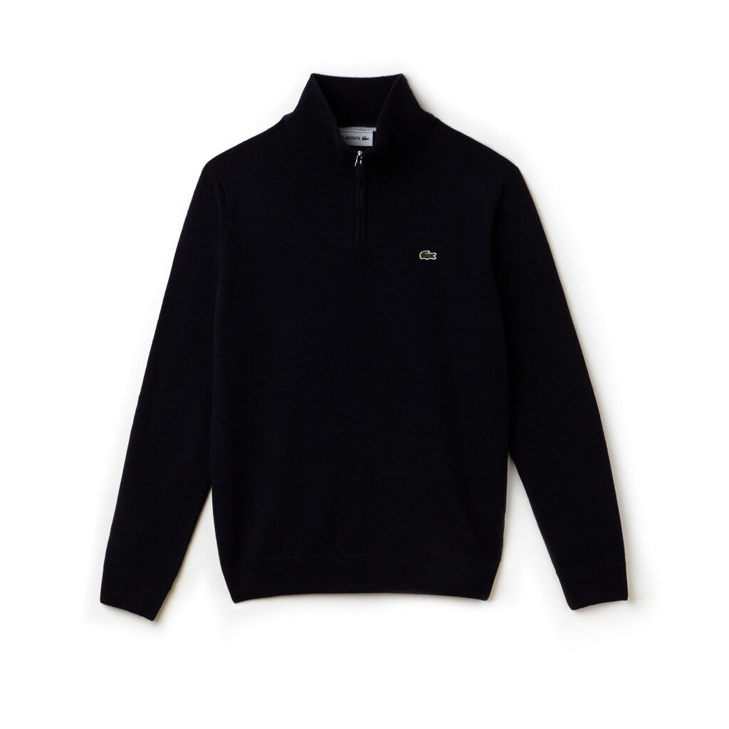 Standup-Collar Wool Sweater | Lacoste Mens