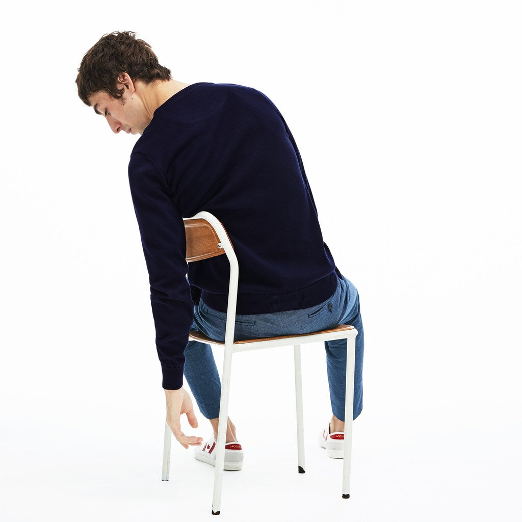 Caviar Piqué Accent Sweater | Lacoste Mens