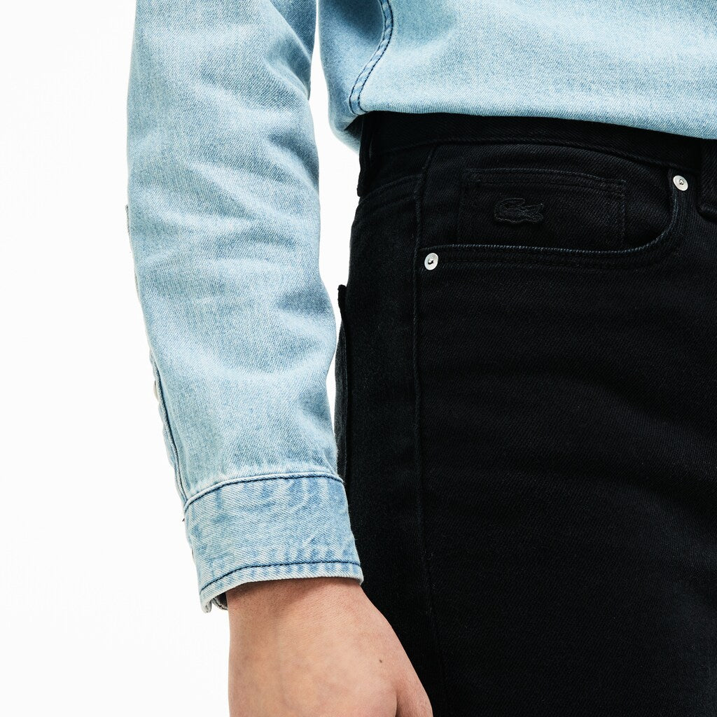 Wo  Lacoste LIVE Five-Pocket Stretch Cotton Denim Jeans | Lacoste Womens