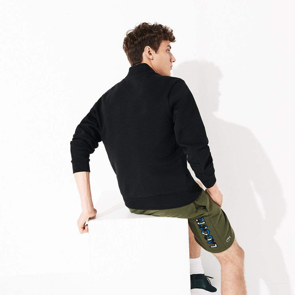 SPORT Quilted Cotton Blend Fleece Bomber Jacket | Lacoste Mens