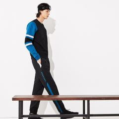 SPORT Striped-Sleeve Fleece Sweatshirt | Lacoste Mens