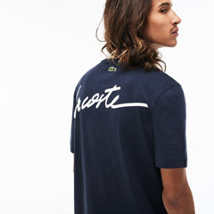 LIVE Crew Neck Signature Jersey T-shirt | Lacoste Mens