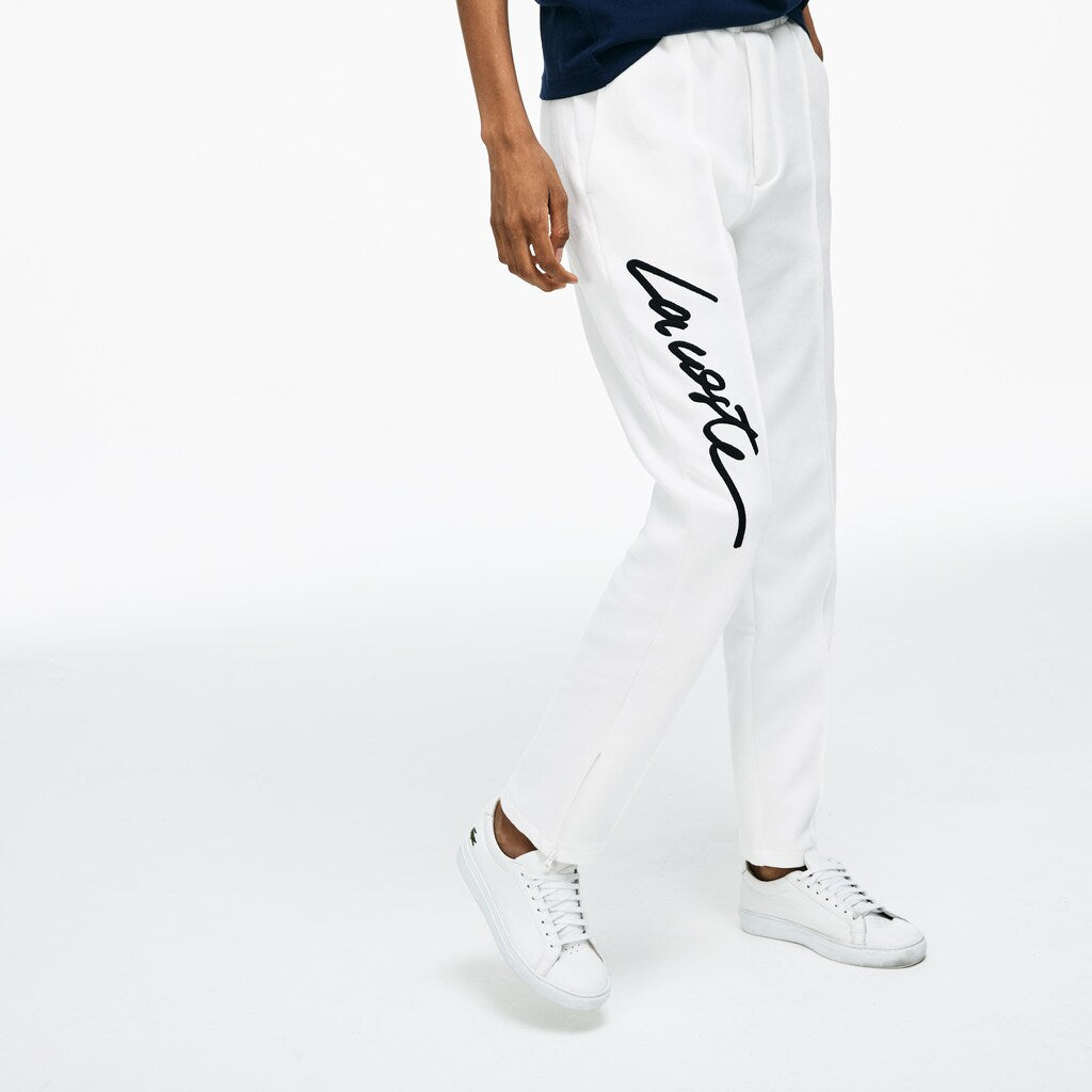 Unisex LIVE Embroidered Fleece Urban Jogging Pants | Lacoste Mens