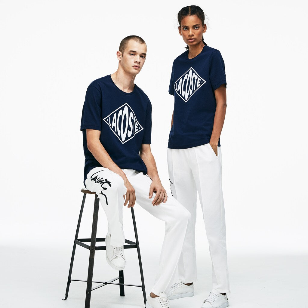 Unisex LIVE Embroidered Fleece Urban Jogging Pants | Lacoste Mens
