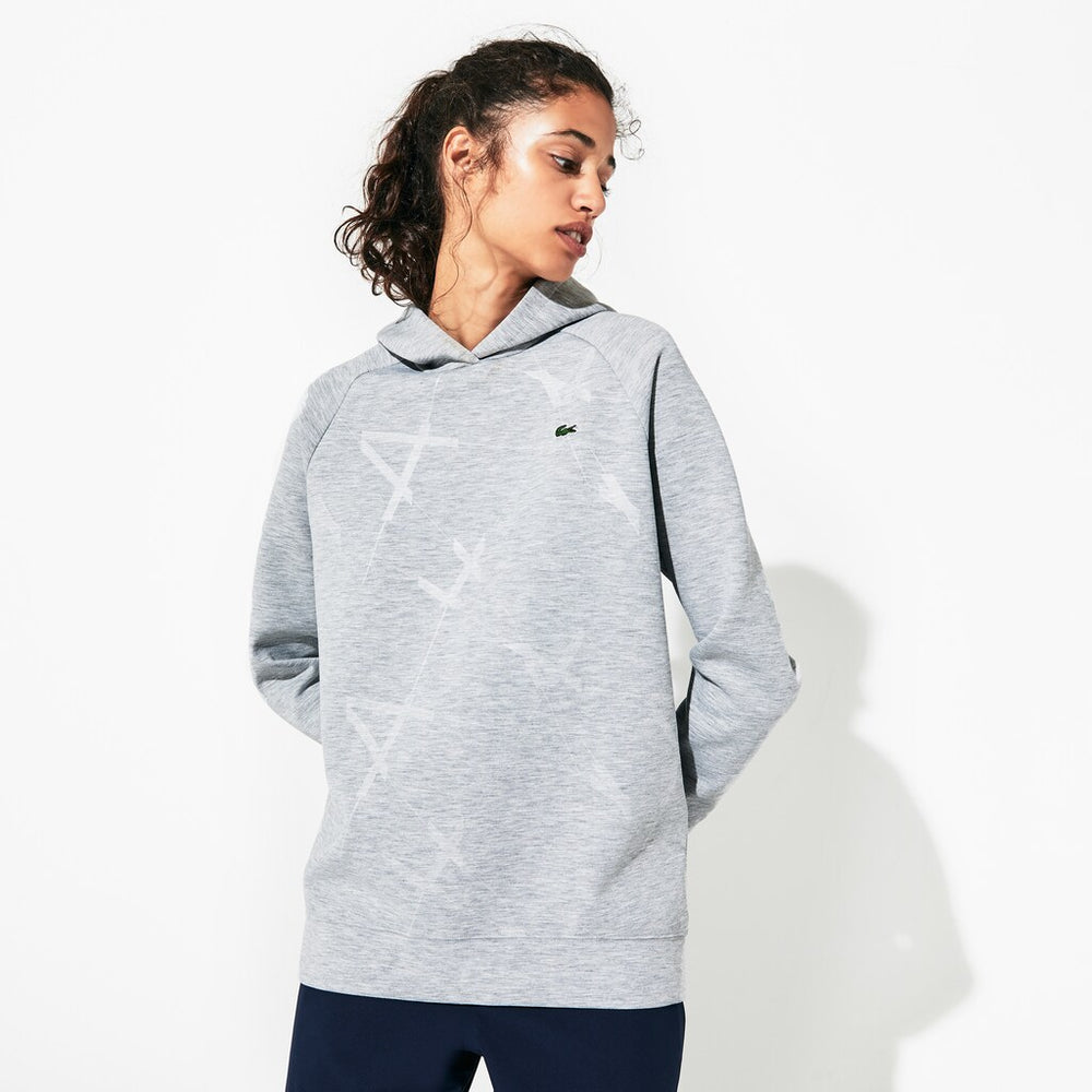 Wo  SPORT Printed Fleece Tennis Sweatshirt | Lacoste Womens