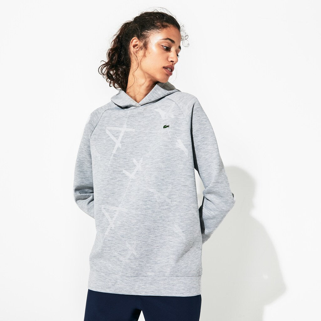 Wo  SPORT Printed Fleece Tennis Sweatshirt | Lacoste Womens