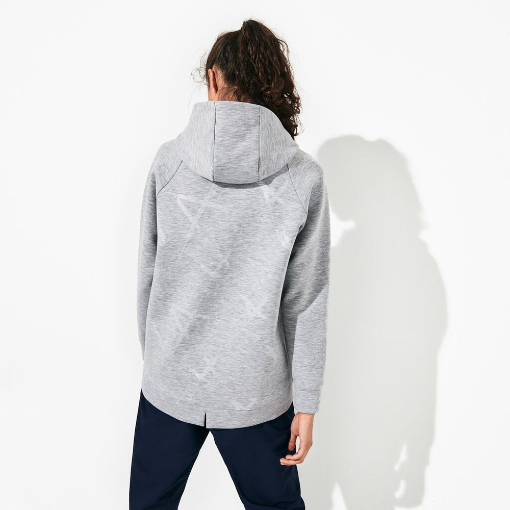 Wo  SPORT Printed Fleece Tennis Sweatshirt | Lacoste Womens