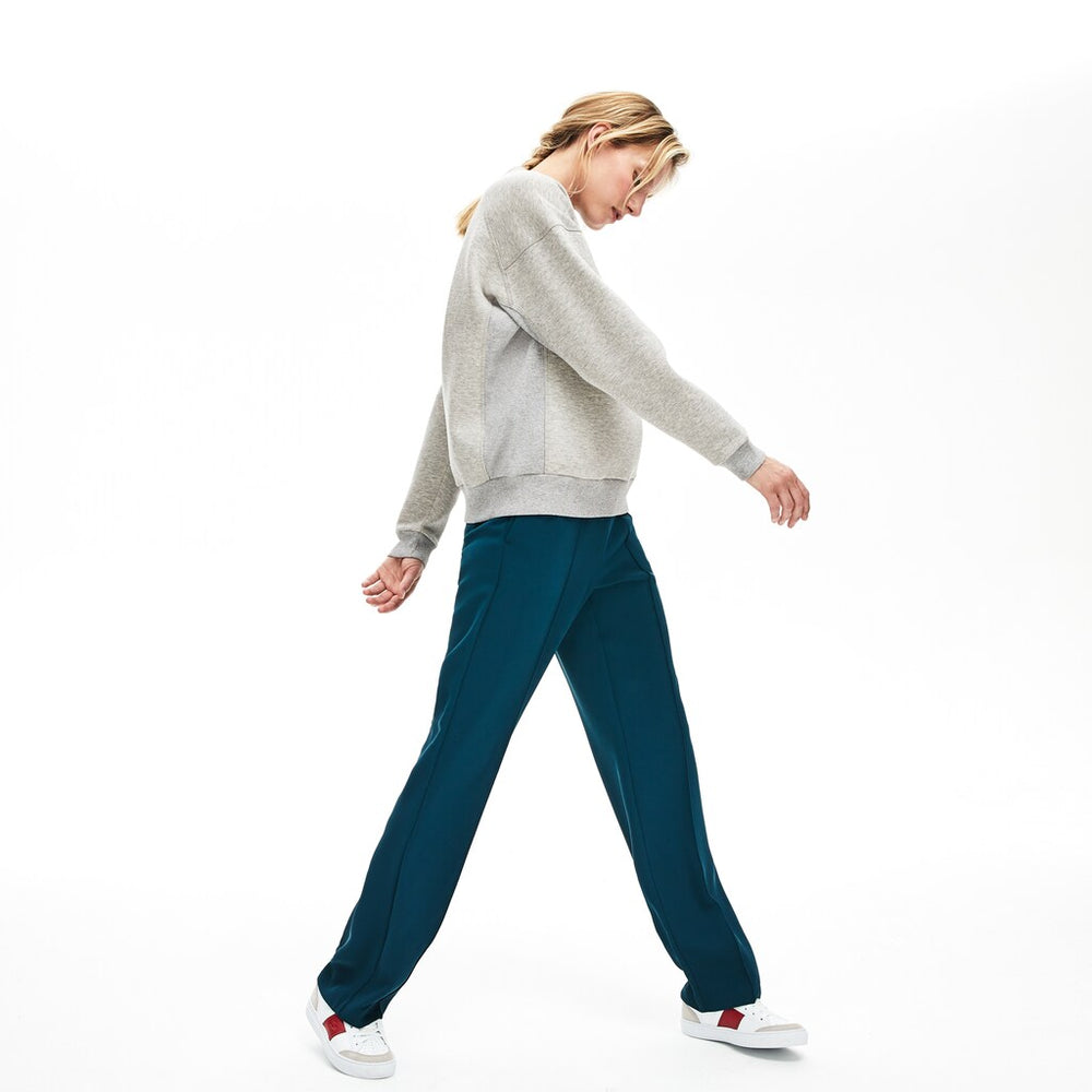 Wo  Ribbed-Panel Two-Tone Sweatshirt | Lacoste Womens