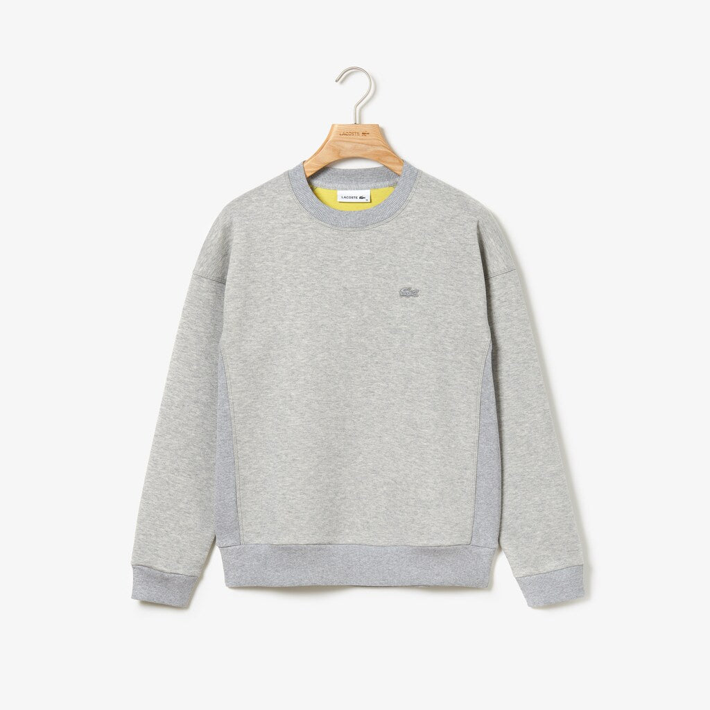 Wo  Ribbed-Panel Two-Tone Sweatshirt | Lacoste Womens