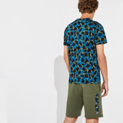 SPORT Camo Print Cotton Jersey T-Shirt | Lacoste Mens