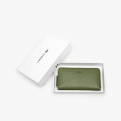Wo  L.12.12 Leather 8 Card Zip Wallet | Lacoste Womens