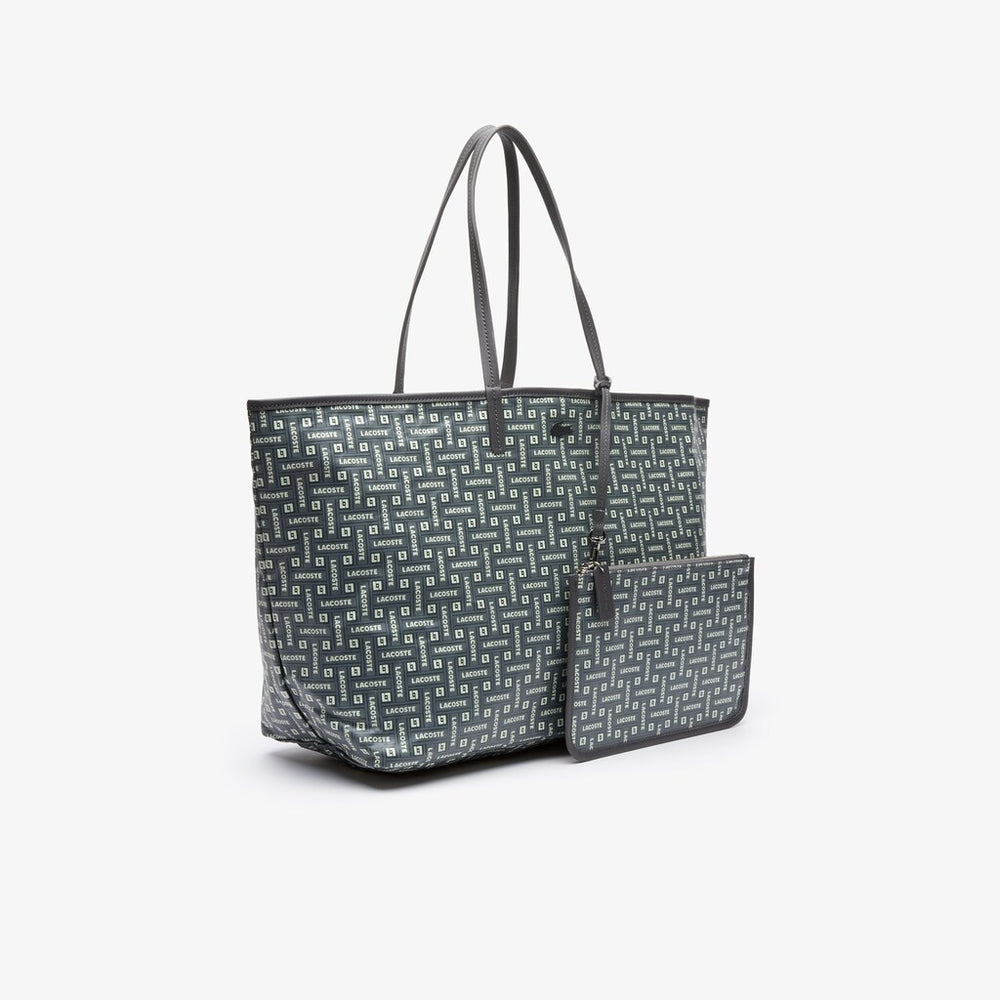 Wo  Large Coated Cotton Canvas Tote Bag | Lacoste Womens