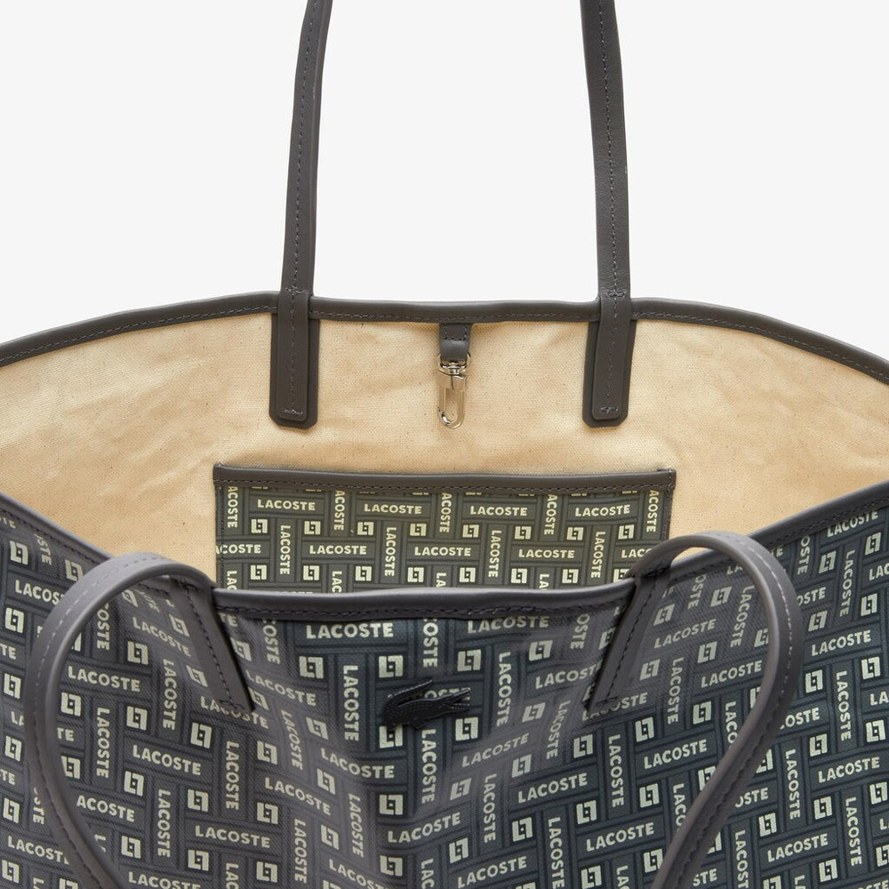 Wo  Large Coated Cotton Canvas Tote Bag | Lacoste Womens