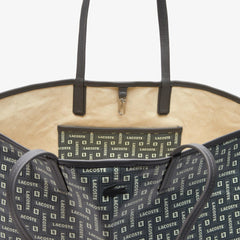 Wo  Large Coated Cotton Canvas Tote Bag | Lacoste Womens
