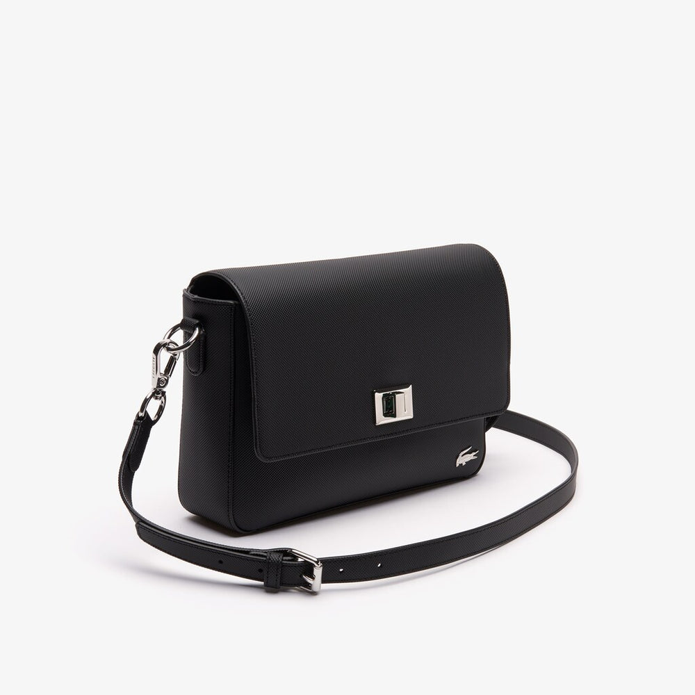 Wo  Daily Classic Coated Canvas Shoulder Bag | Lacoste Womens