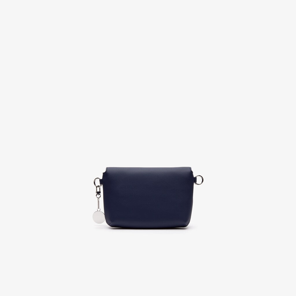 Wo  Daily Classic Coated Piqué Canvas Flap Shoulder Bag | Lacoste Womens