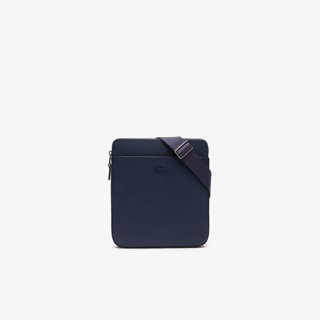 Chantaco Matte Leather Flat Zip Bag | Lacoste Mens