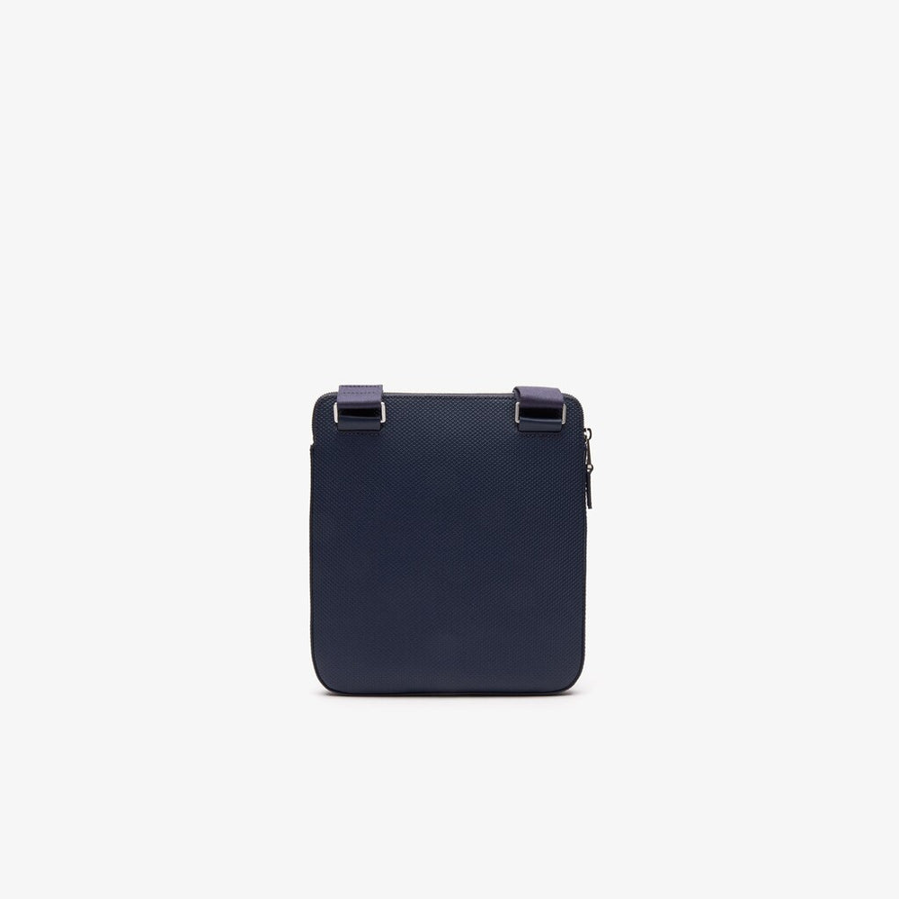 Chantaco Matte Leather Flat Zip Bag | Lacoste Mens