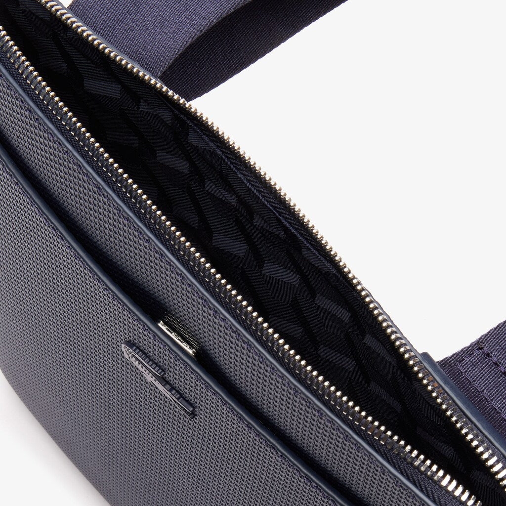 Chantaco Matte Leather Flat Zip Bag | Lacoste Mens