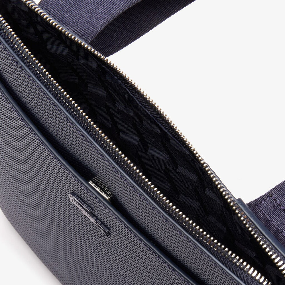 Chantaco Matte Leather Flat Zip Bag | Lacoste Mens