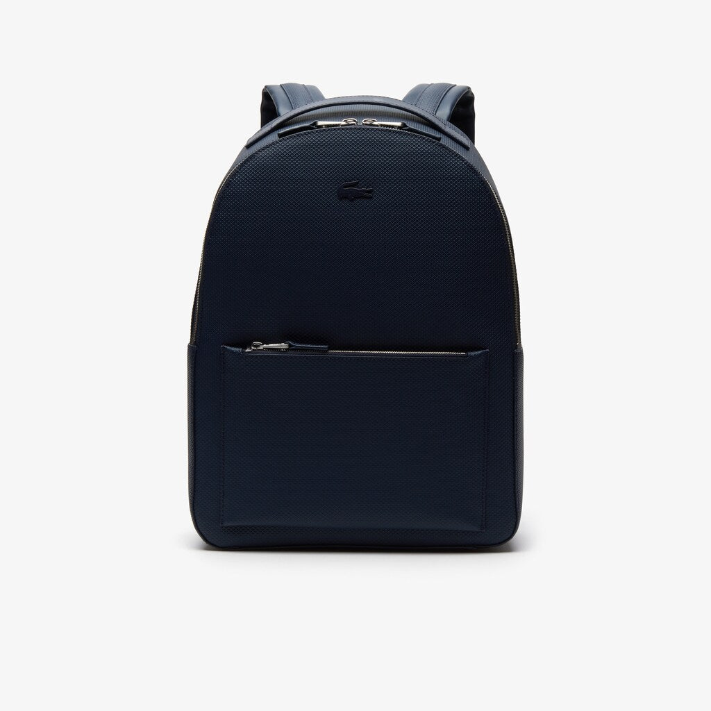 Chantaco Soft Leather Zip Backpack | Lacoste Mens
