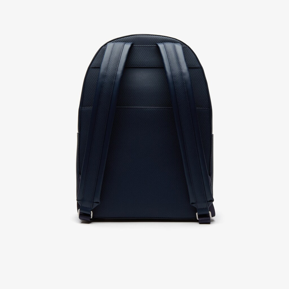 Chantaco Soft Leather Zip Backpack | Lacoste Mens