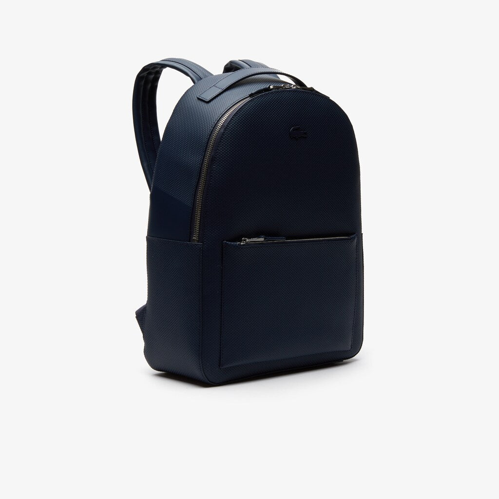Chantaco Soft Leather Zip Backpack | Lacoste Mens