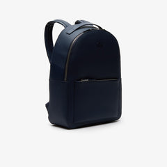 Chantaco Soft Leather Zip Backpack | Lacoste Mens