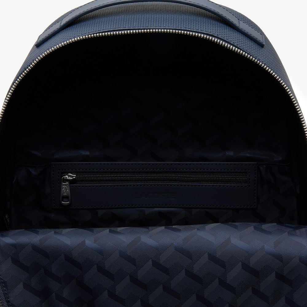 Chantaco Soft Leather Zip Backpack | Lacoste Mens