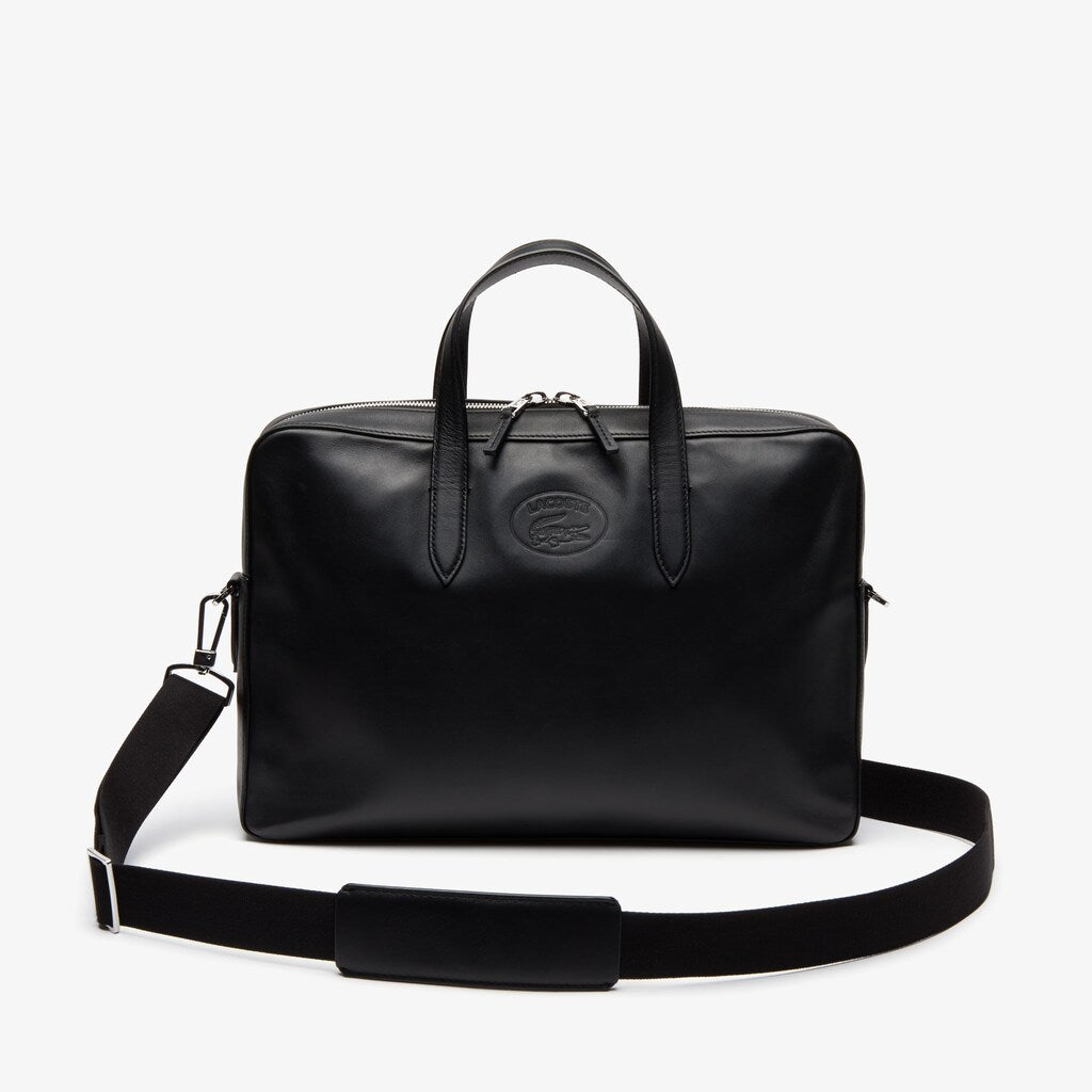 L.12.12 Detachable Shoulder Strap Leather Computer Bag | Lacoste Mens