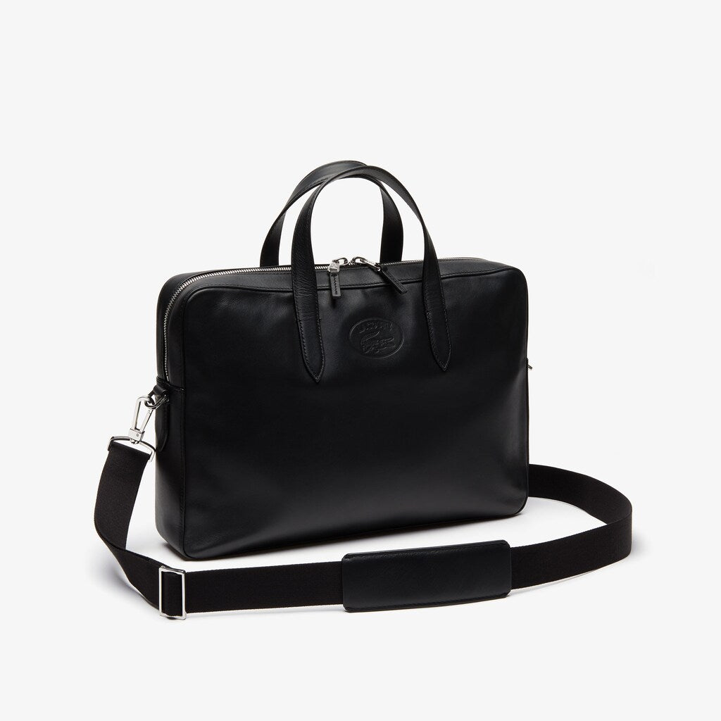 L.12.12 Detachable Shoulder Strap Leather Computer Bag | Lacoste Mens