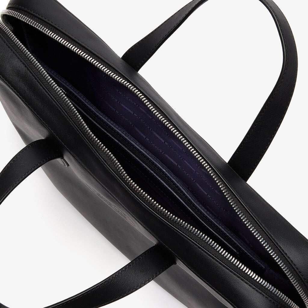 L.12.12 Detachable Shoulder Strap Leather Computer Bag | Lacoste Mens