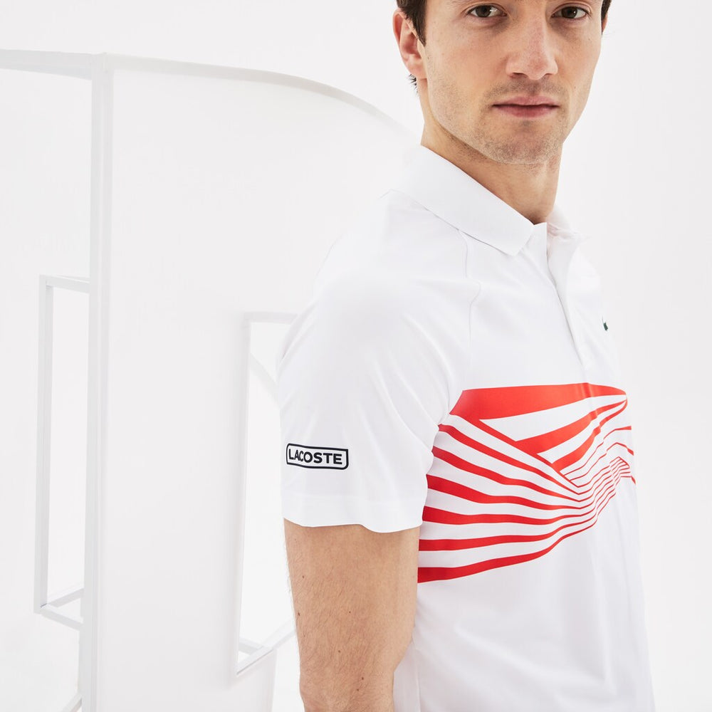 SPORT Novak Djokovic Collection Tech Jersey Polo | Lacoste Mens