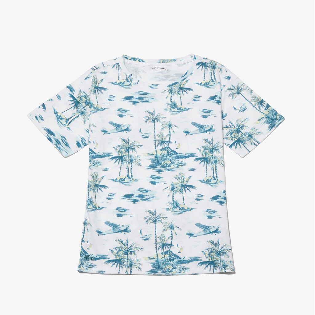 Wo  Crew Neck Jersey T-shirt | Lacoste Womens