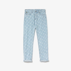 LIVE Printed Logo Jeans | Lacoste Mens