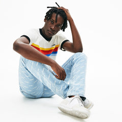 LIVE Printed Logo Jeans | Lacoste Mens